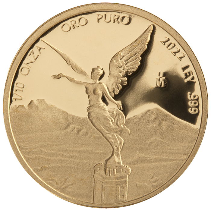 2022 1/10oz Mexico Libertad .999 Gold Proof Coin Captain’s Chest Bullion