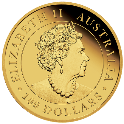 2022 1 oz Australia Australian Brumby .9999 Gold Proof Coin Captain’s Chest Bullion