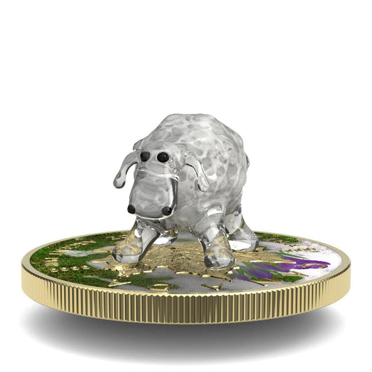 2022 5USD Murano sheep 1 oz Silver Coin Captain’s Chest Bullion