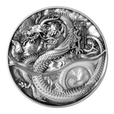 2022 Tchad The Dragon King of Four Seas Series – Ao Run / White Dragon 2 oz Silver Coin
