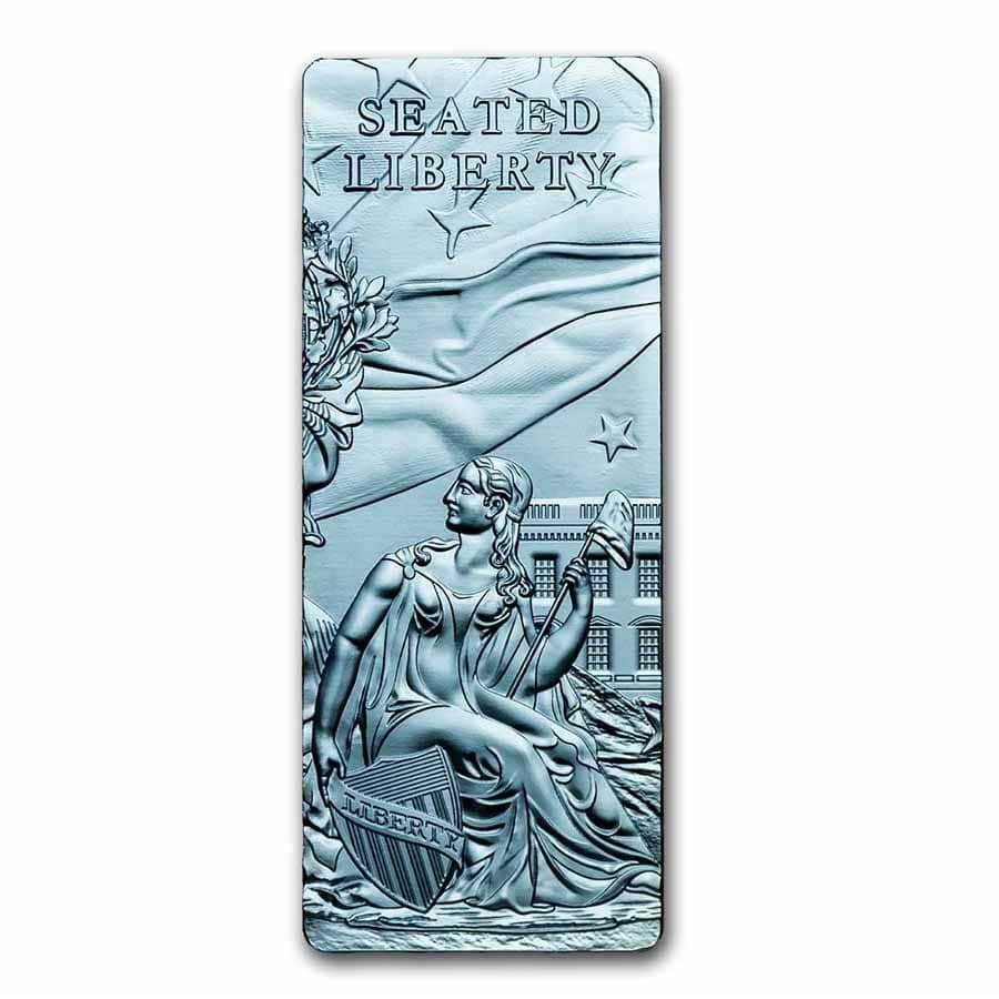 2022 Barbados The Lady Liberty 4oz Silver Coin Ice Blue 4- 1 oz Coin Set Captain’s Chest Bullion