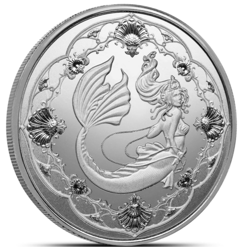 2022 Bright Mermaid Somoa 1 Oz. Captain’s Chest Bullion