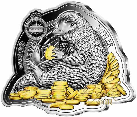 2022 Fantastic Beasts The Crimes Of Grindelwald 1oz Niffler Captain’s Chest Bullion