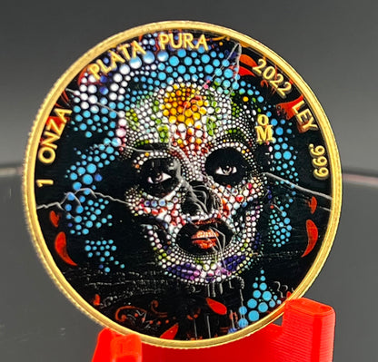 2022 Libertad Marilyn Monroe Day of Dead Captain’s Chest Bullion