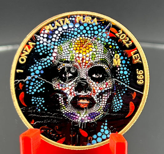 2022 Libertad Marilyn Monroe Day of Dead Captain’s Chest Bullion