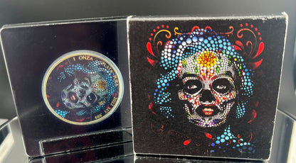 2022 Libertad Marilyn Monroe Day of Dead Captain’s Chest Bullion