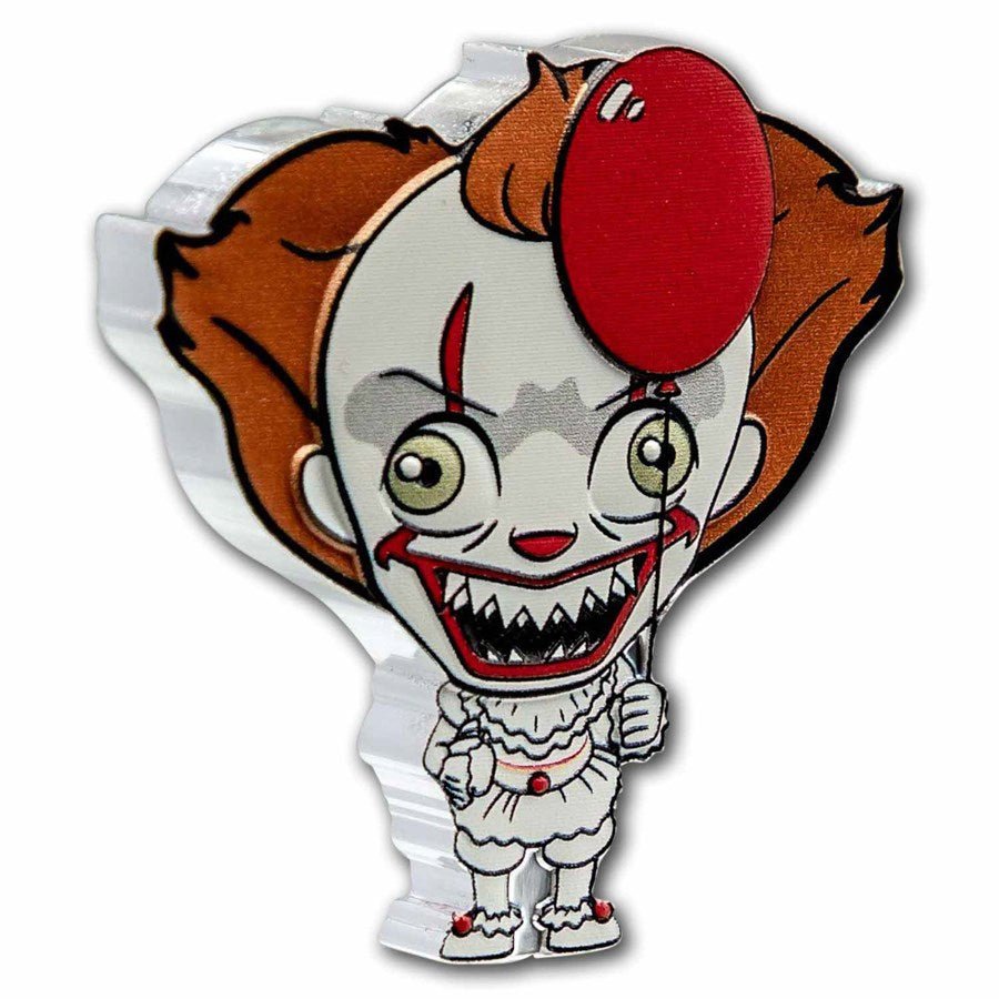 2022 Niue 1 oz Silver Chibi Coin Horror Collection: IT Captain’s Chest Bullion