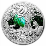 2022 Niue $10 - World Money Fair: Daintree Rainforest - 5 Oz Silver Proof Coin