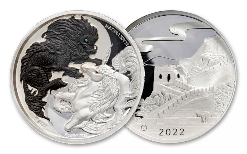 2022 The Eastern Western Black Unicorn 2oz Captain’s Chest Bullion