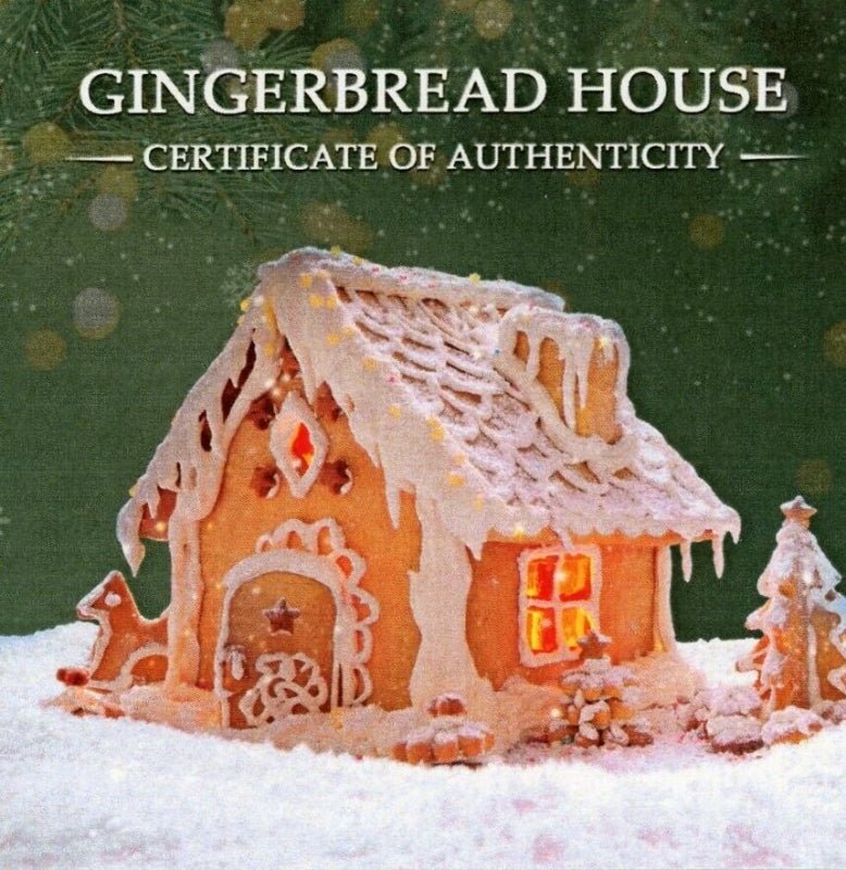 2022 Gingerbread House - 999 Minted (Colorized 1oz Silver)