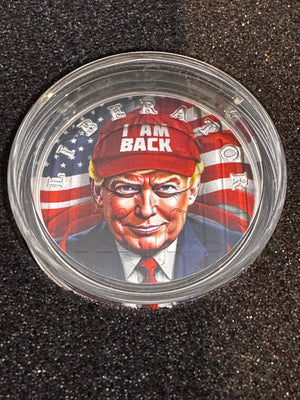 2022 Liberator Donald Trump “I’m Back” .999 Silver Liberator Coin - Captain’s Chest Bullion