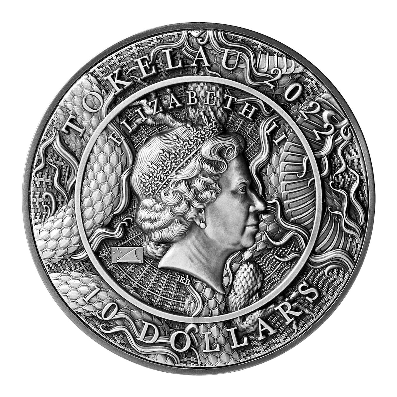 2022 Tokelau Chinese Dragon & Tiger 2 oz Silver Coin - Captain’s Chest Bullion