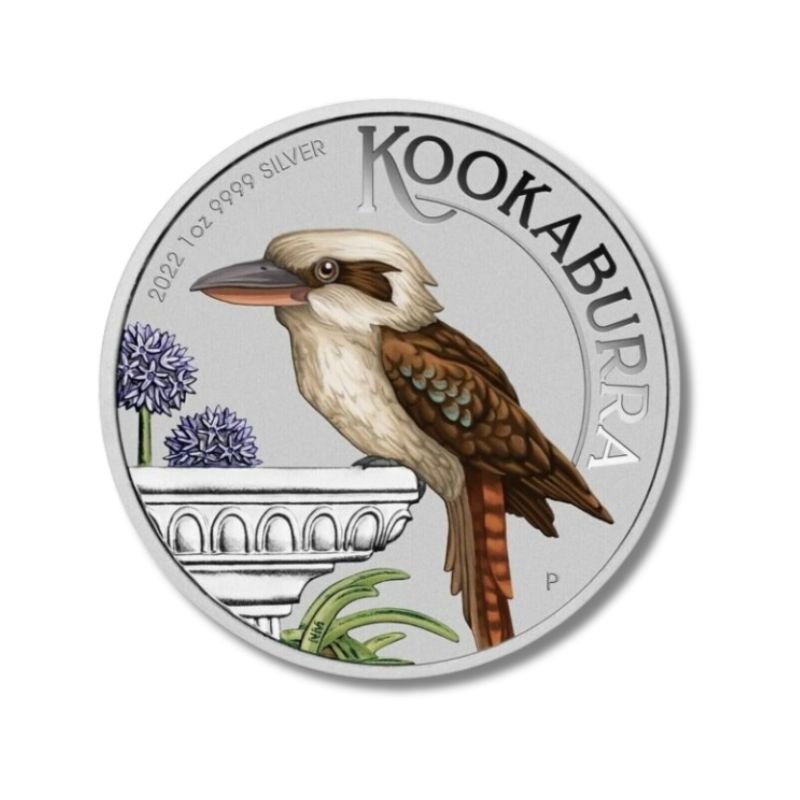 2022 Australia Berlin Show Kookaburra 1oz Silver Colorized Coin NGC MS 70