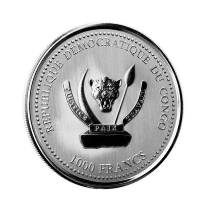 2022 DRC Shoebill Stork – 1 Troy Ounce .999 Fine Silver