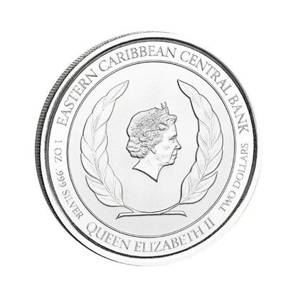 2022 EC8 Antigua &amp; Barbuda – 1 Troy Ounce .999 Fine Silver
