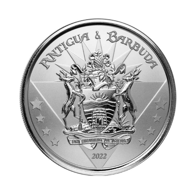 2022 EC8 Antigua &amp; Barbuda – 1 Troy Ounce .999 Fine Silver