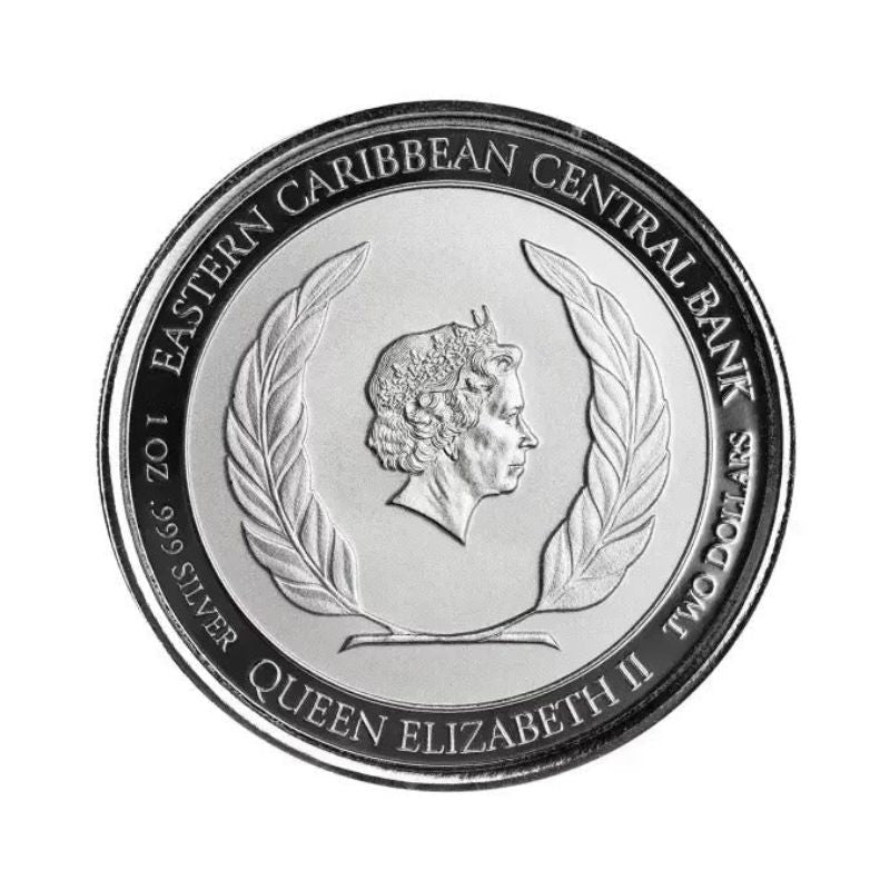 2022 EC8 Montserrat – 1 Troy Ounce .999 Fine Silver