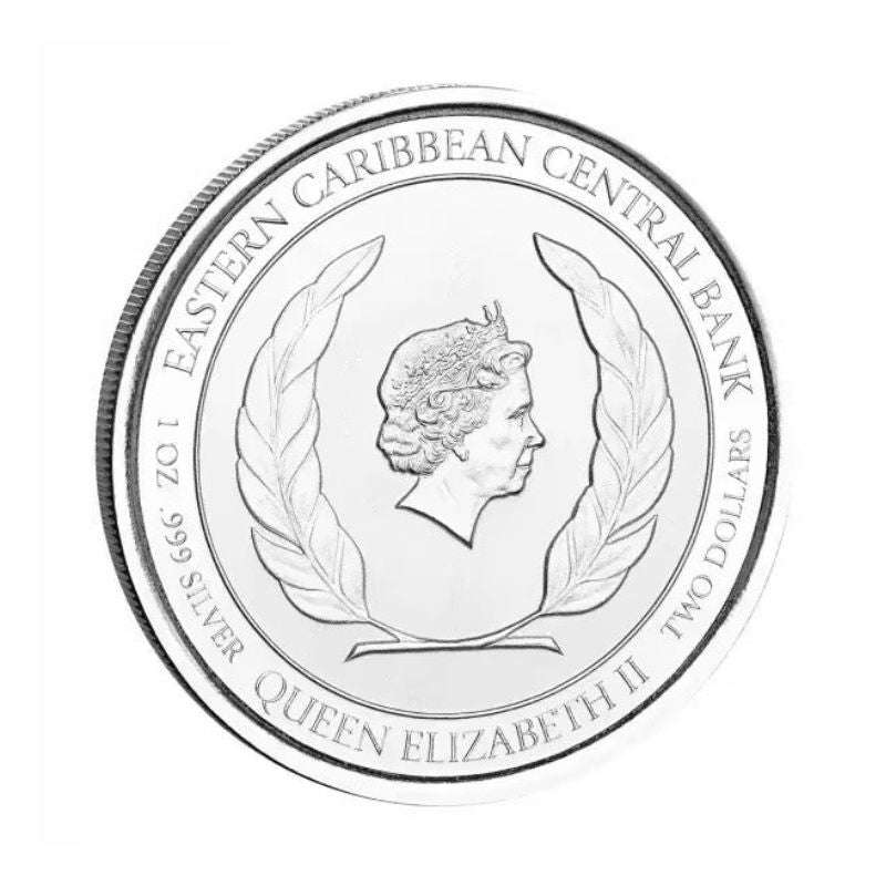 2022 EC8 Montserrat – 1 Troy Ounce .999 Fine Silver