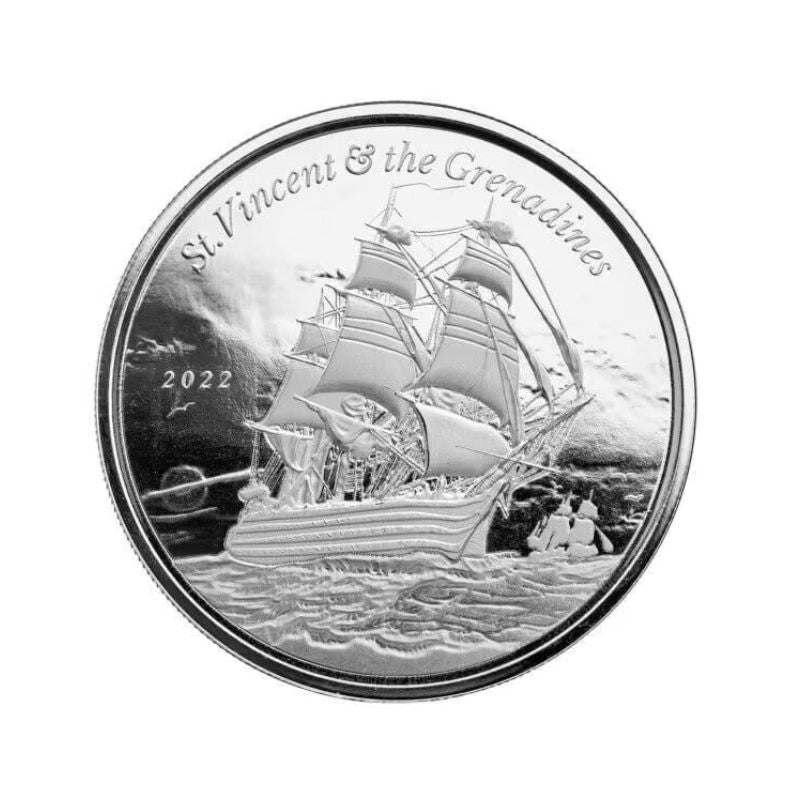 2022 EC8 St. Vincent – 1 Troy Ounce .999 Fine Silver