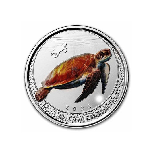 2022 Eastern Caribbean Coin Turtle – 1 Troy Ounce .999 Fine Silver