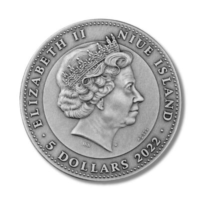 2022 Niue Kitsune 2oz Silver High Relief Coin