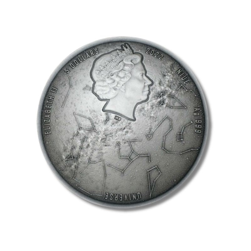 2022 Niue Universe Milky Way 2oz Silver Antiqued Coin