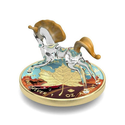 2022 $5 Murano 1 oz Silver Coin - Year of the Horse