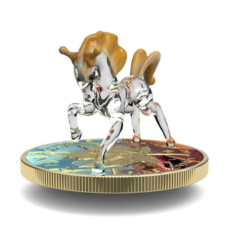 2022 $5 Murano 1 oz Silver Coin - Year of the Horse