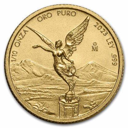 2023 1/10 oz Mexico Libertad .999 Gold Coin Captain’s Chest Bullion