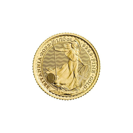 2023 1/10oz Great Britain Britannia 9999 Gold Coin (King Charles III Effigy) Captain’s Chest Bullion