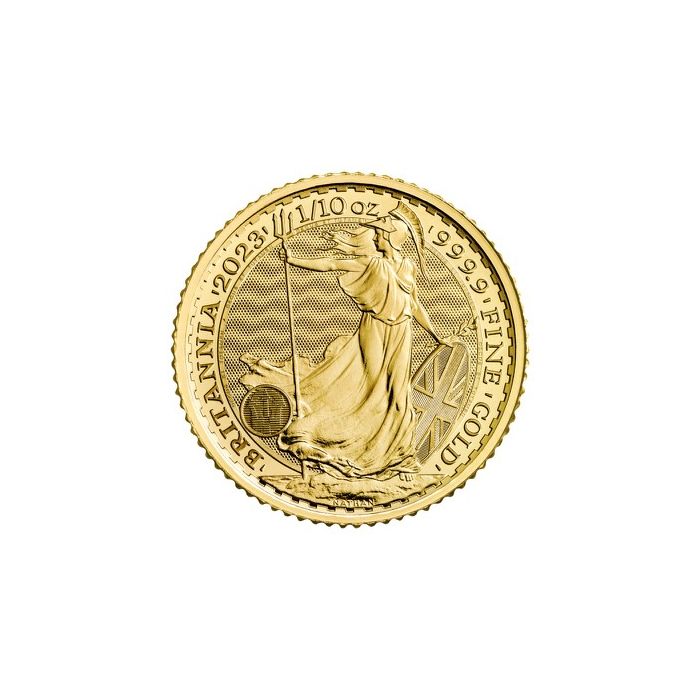 2023 1/10oz Great Britain Britannia 9999 Gold Coin (King Charles III Effigy) Captain’s Chest Bullion