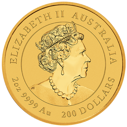 2023 1/2 oz Australia Lunar Series III Year of the Rabbit .9999 Gold BU Coin Captain’s Chest Bullion