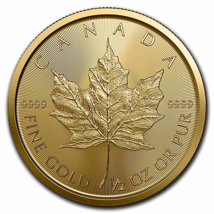 2023 1/2 oz Canada Maple Leaf .9999 Gold BU Coin Captain’s Chest Bullion
