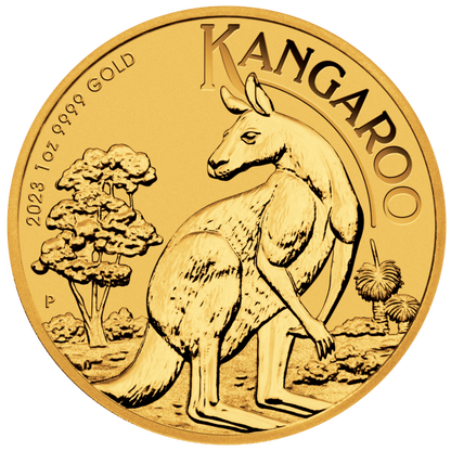 2023 1/4 oz Australia Kangaroo .9999 Gold BU Coin Captain’s Chest Bullion