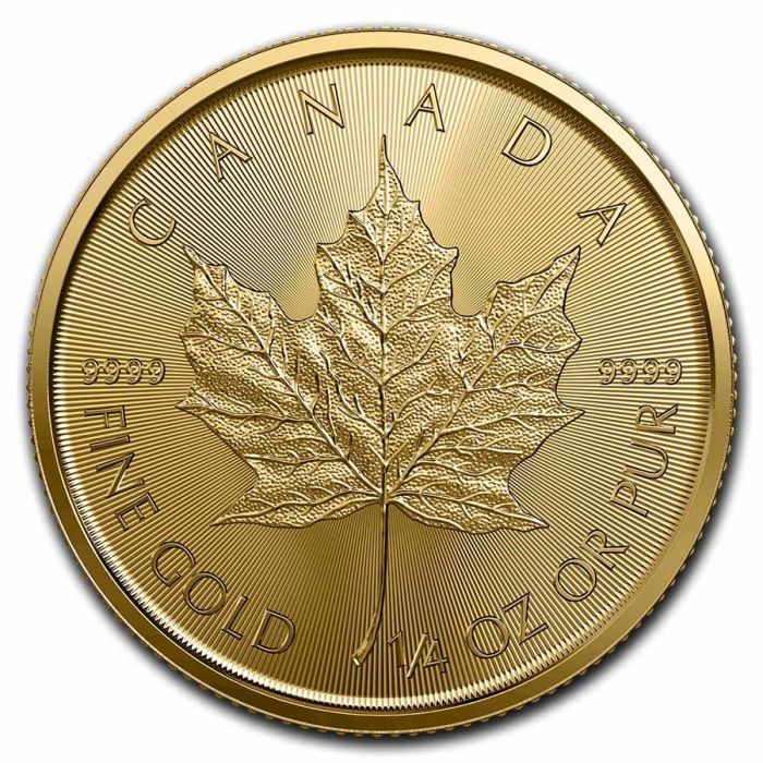 2023 1/4 oz Canada Maple Leaf .9999 Gold BU Coin Captain’s Chest Bullion