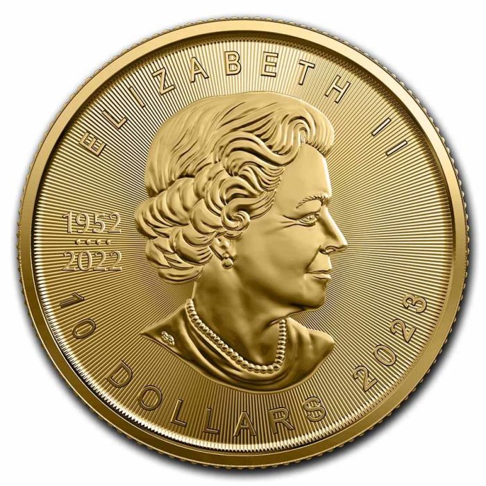 2023 1/4 oz Canada Maple Leaf .9999 Gold BU Coin Captain’s Chest Bullion