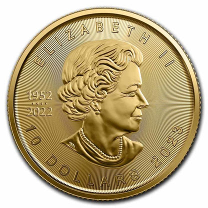 2023 1/4 oz Canada Maple Leaf .9999 Gold BU Coin Captain’s Chest Bullion