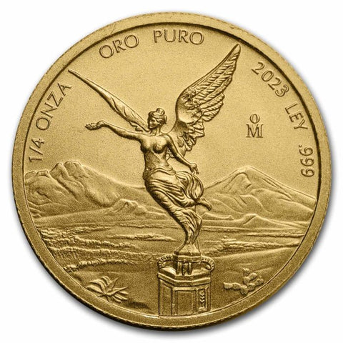 2023 1/4 oz Mexico Libertad .999 Gold Coin