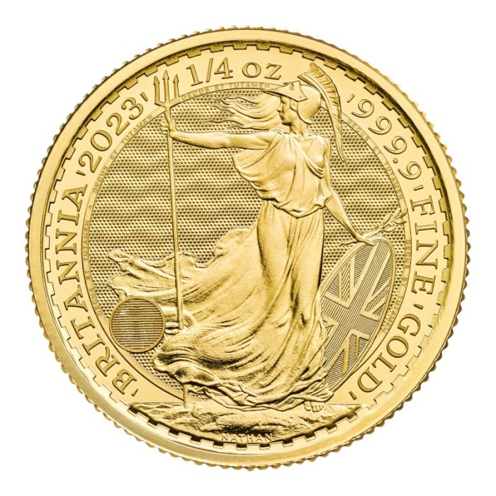 2023 1/4oz Great Britain Britannia 9999 Gold Coin (King Charles III) Captain’s Chest Bullion