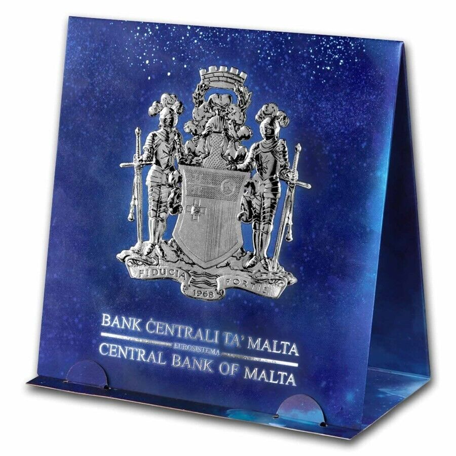 2023 1 oz Silver Germania Mint - Copernicus - Kopernikus Malta w/display Captain’s Chest Bullion