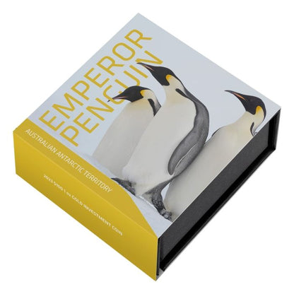 2023 1oz Australian Antarctic Territory - Emperor Penguin .9999 Gold BU Coin Captain’s Chest Bullion