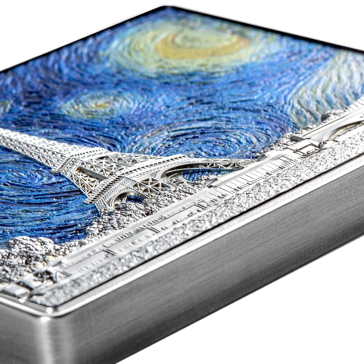 A Starry Night in Paris 15oz Color Silver Copper Core Coin