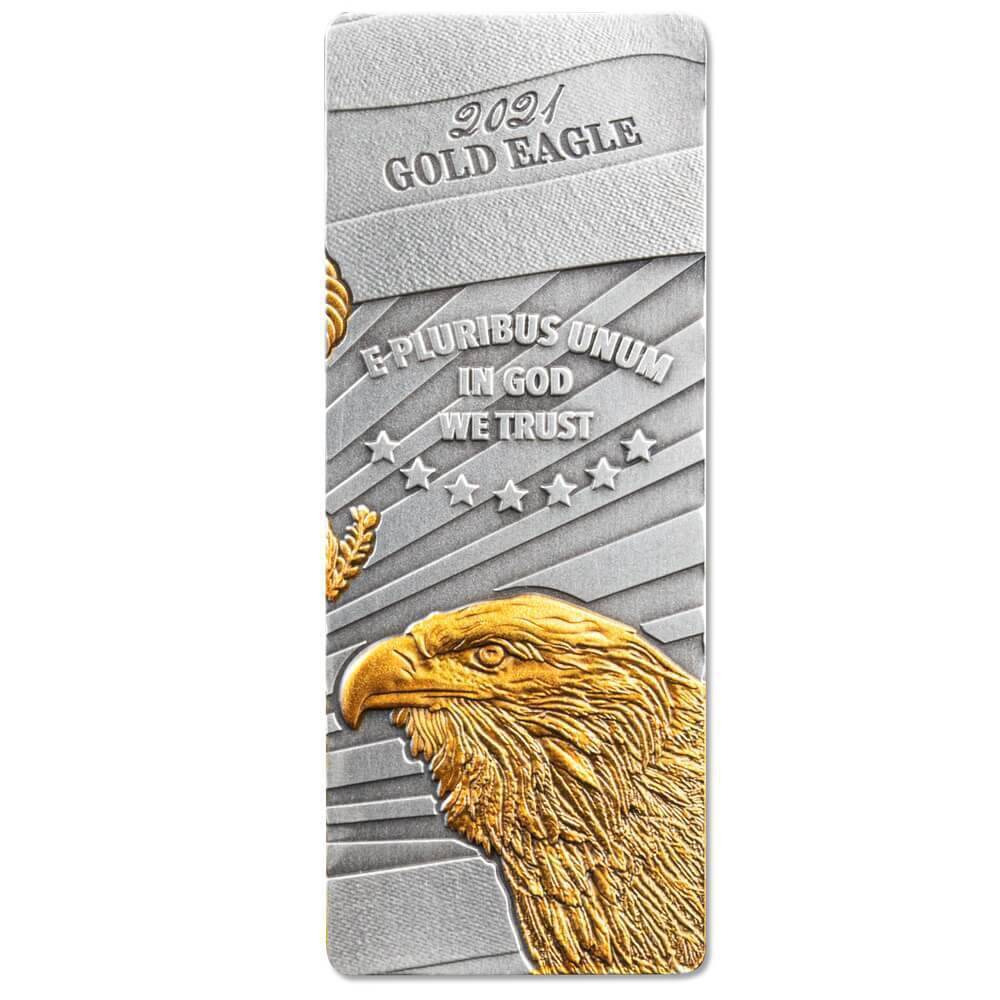 2023 Barbados American Eagle 4 BY 1 oz ingot Silver Bar Coin Set - 500 Mintage Captain’s Chest Bullion