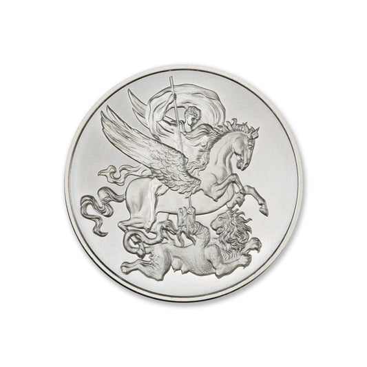 2023 Bellerophon Pegasus And  The Chimera 2 Troy Ounce 39mm Captain’s Chest Bullion
