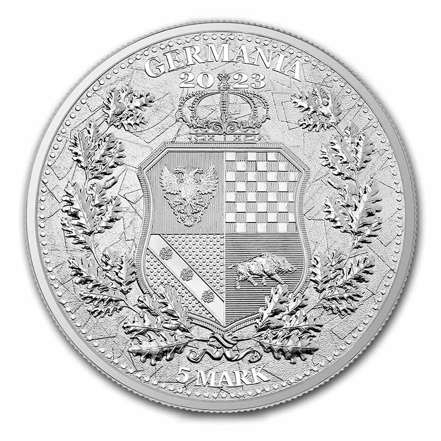 2023 Germania Allegories 1 oz Silver Round BU (Galia) Captain’s Chest Bullion