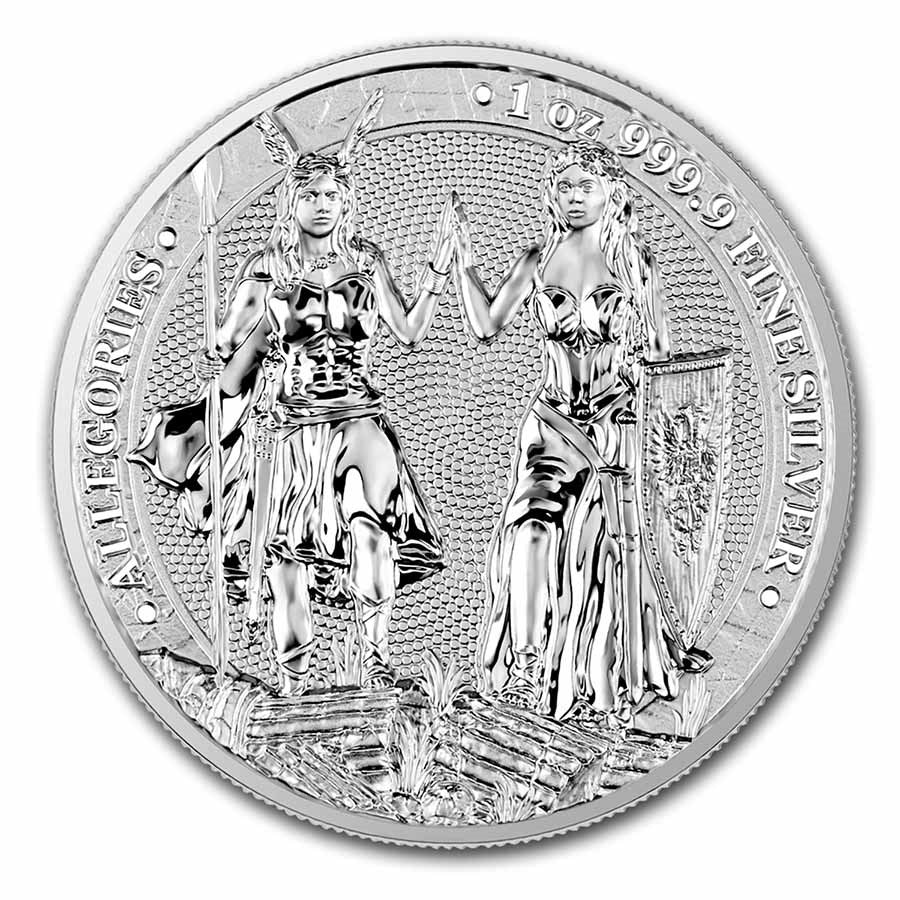 2023 Germania Allegories 1 oz Silver Round BU (Galia) Captain’s Chest Bullion