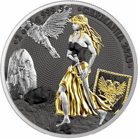 2023 Germania World’s Fair of Money 2oz Silver BU Ennobled ANA Edition Coin Captain’s Chest Bullion