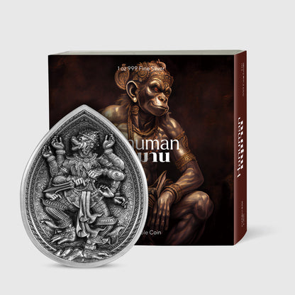 2023 Tchad Hanuman 1 oz Silver Coin