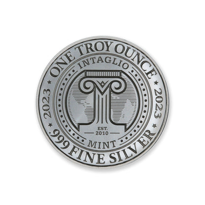 2023 Intaglio Fortis Fortuna Adiuvat 1 Troy Ounce 39mm Captain’s Chest Bullion