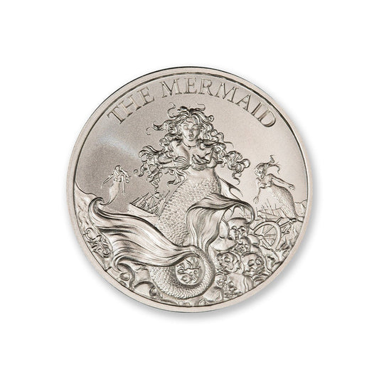 2023 Intaglio The Mermaid  2 Troy Ounce  39mm Captain’s Chest Bullion